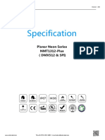 Planar Neon Series Specification Sheet