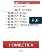 Homiléticacurso Médio 2017-Aula 2