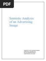 Semiotic Analysis of An Advertising Image