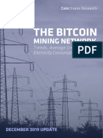 Bitcoin Mining Network Report