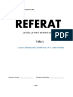 Referat La Planeta Saturn