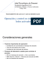 Clase 15. Operación y Control de Lodos Activados