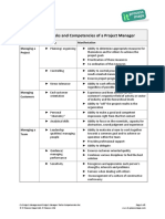 Checklist: Tasks and Competencies of A Project Manager