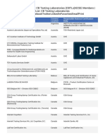 IECEE Members List CB Testing Laboratories (CBTLS) IECEE Members List CB Testing Laboratories (CBTLS) FacebookTwitterLinkedInFavoritesEmailPrint