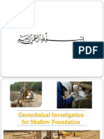 Geotechnical INvestigation