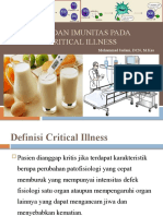 Gizi Dan Imunitas Critical Illness