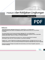 Pertemuan 2 - Ilmu Lingkungan - Hukum Dan Kebijakan Lingkungan