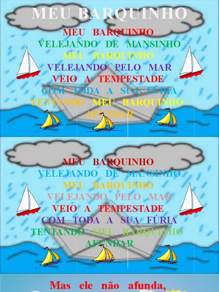 Meu Barquinho - Crianças | PDF