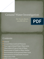 Ground Water Investigation