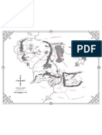 Middle Earth Map Vector Based