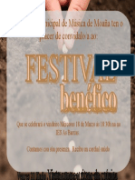 FESTIVAL Benéfico 20 INVITACION