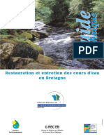 Restauration et entretien des cours d'eau en Bretagne