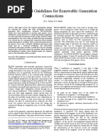 Assessing P28 Guidelines For Renewable Generation Connections