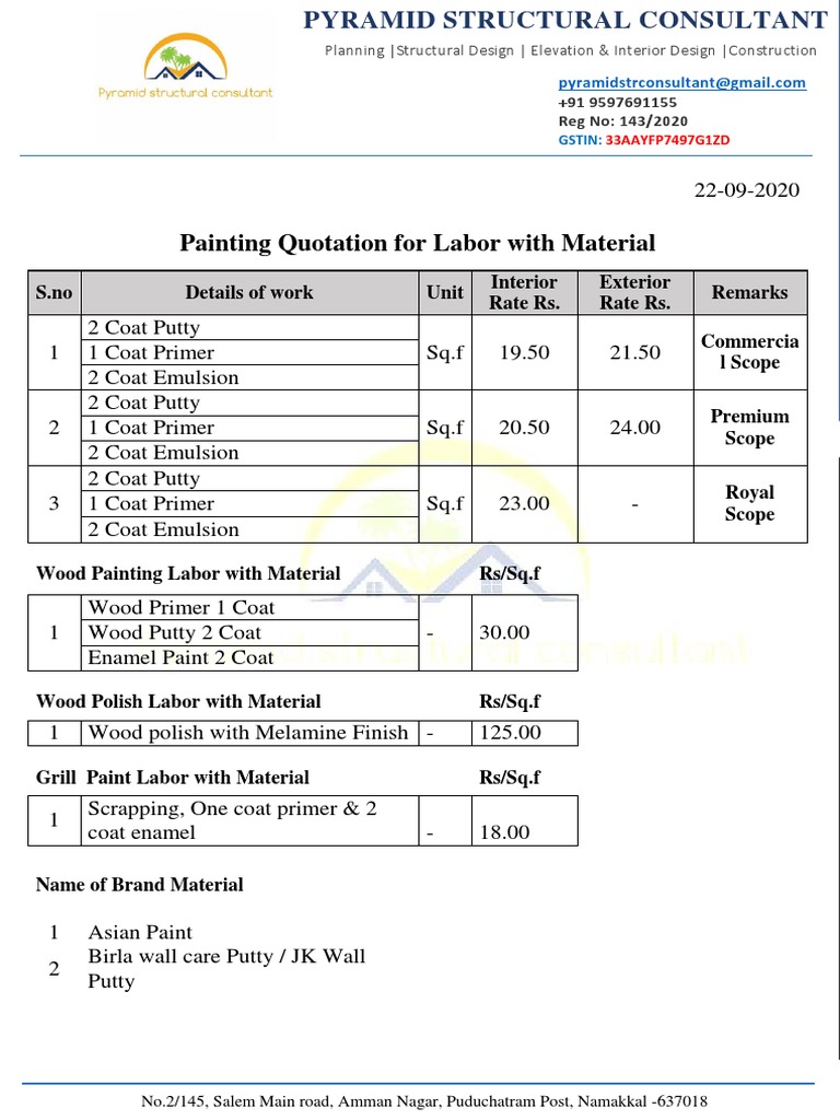 Pyramid Painting Quotation PDF Paint Plastic Arts