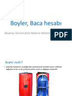 Bölüm VII Boyler, Baca Hesabı