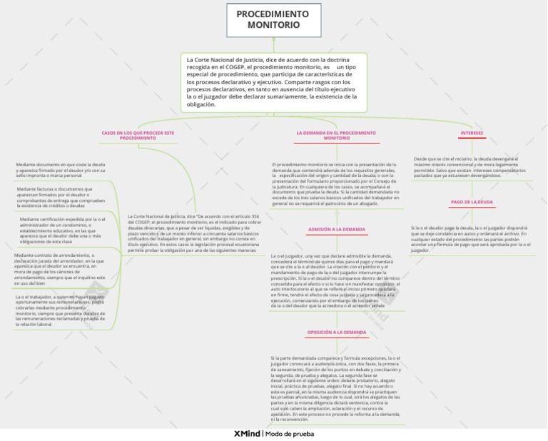 Procedimiento Monitorio en Ecuador | PDF | Gobierno | Justicia