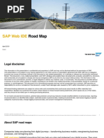 SAP Web ID Road Map