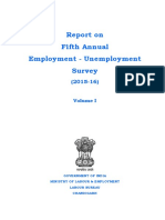 Report on Fifth Annual Employment-Unemployment Survey (2015-16