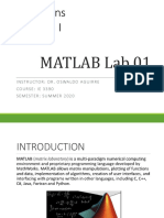 Operations Research I: Matlab Lab 01