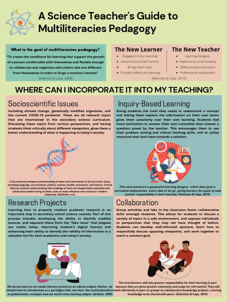A Science Teachers Guide To Multiliteracies Pedagogy | PDF | Pedagogy ...
