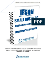 Small Business FSMS Implementation Guide Sample