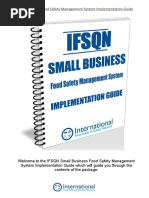 Small Business FSMS Implementation Guide Sample