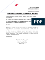 NOTA INTERNA 05 - Participacipación Procedimientos