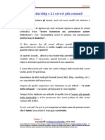 11M08A02 La Leadership e 21 Errori Più Comuni! 07-10-11