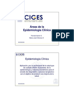 Áreas de La Epidemiología Clínica