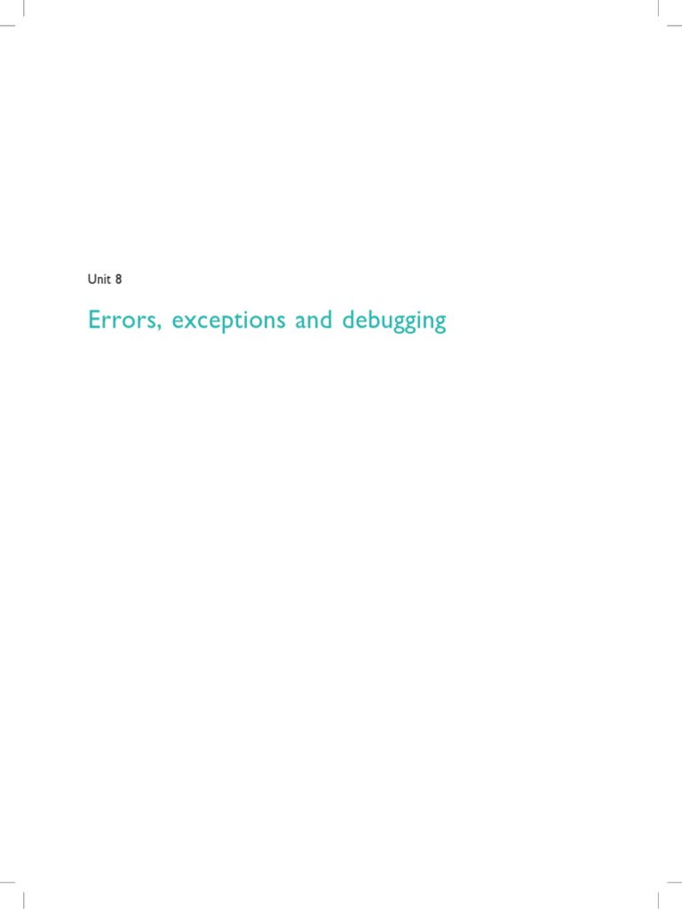 Handling Run-Time Errors in Java | PDF | Class (Computer Programming ...