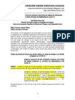 Modelo Solicitud Licencia Con Goce Haber Servidor Público en Emergencia Covid 19 - Autor José María Pacori Cari