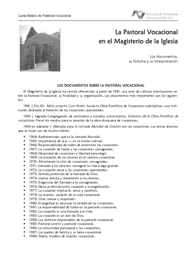 4 - PV en El Magisterio | PDF | Iglesia Católica | Sacerdote