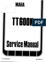 Yamaha TT600K Service Manual