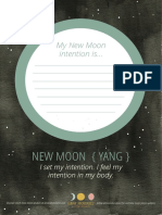 New Moon Intention Declaring Resource (Fillable PDF