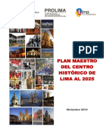 Plan Maestro Del Centro Historico de Lima Al 2025