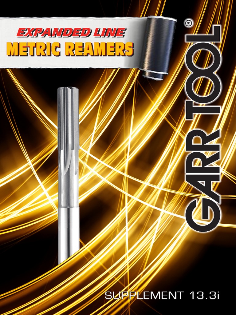 METRIC Reamer Supplemement 13 3i PDF Alloy Bronze