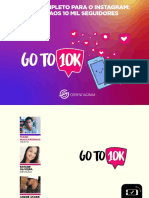 Ebook GoTo10k - Do 0 Aos 10 Mil Seguidores No Instagram
