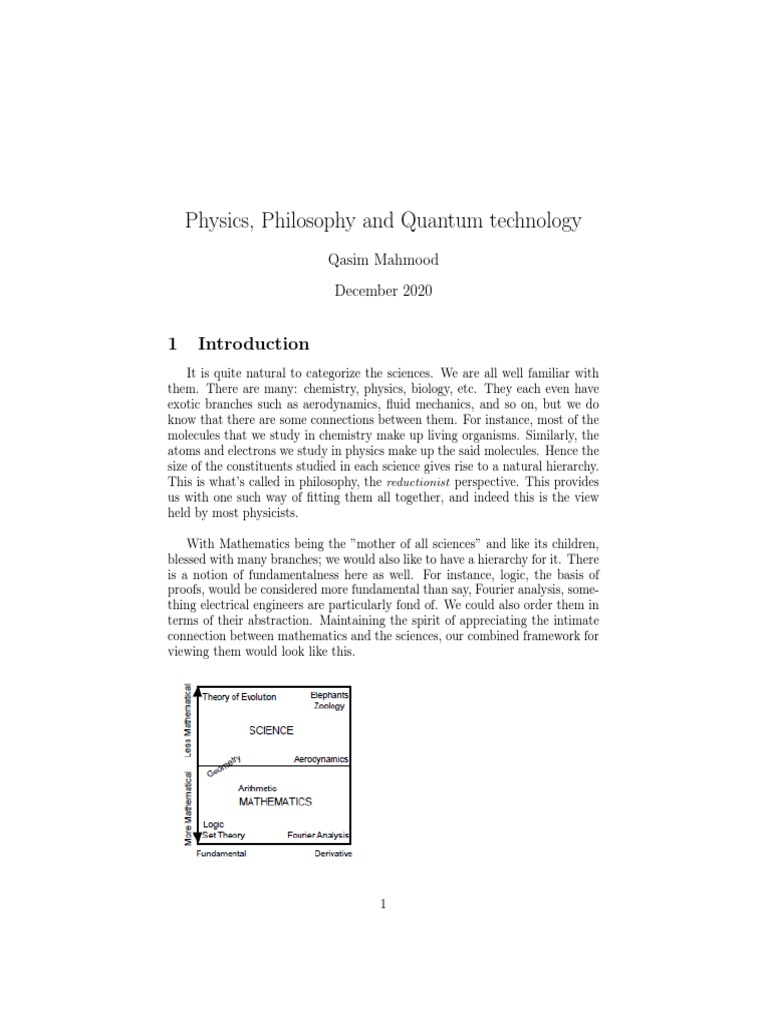 Quantum Technology and Philosophy Insights | PDF | Theory Of ...