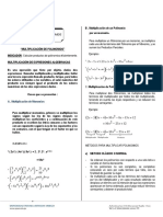 X X X X X: A - Multiplicación de Monomios