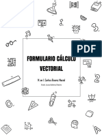 Formulario Cálculo de Varias Variables