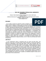 Riesgo Sísmico de Grandes Presas Del Noroeste Argentino: Resumen