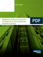 Health & Safety - NEBOSH National General Certificate in Occupational Health & Safety