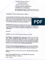 DECLARACION RAFAEL EDIANO