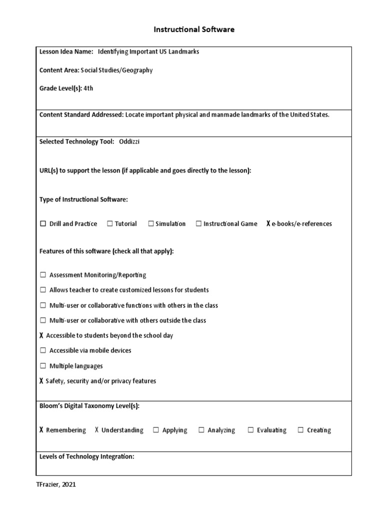 US Landmark Exploration for 4th Graders | PDF | Teachers | Teaching