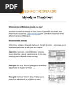 Melodyne Cheatsheet: Which Version of Melodyne Should You Buy?