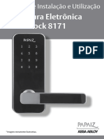 Manual Instalacao Utilizacao Fechadura Eletronica Smart Lock 8171 v1019