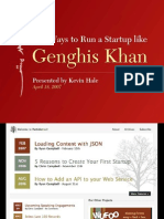 How to Run a Startup Like Genghis Khan
