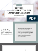 Teoría Administrativa Del Comportamiento