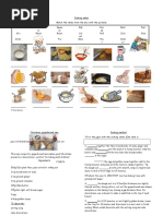 Cooking Verbs Exercises