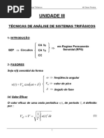 3 - Téc. Análise Sistemas Trifásicos